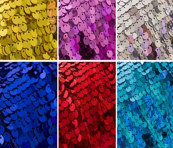

9mm sequins fabric / sequins beads wedding upholstery cloth fabrics / flash piece apparel cloth background fabric diy fabric