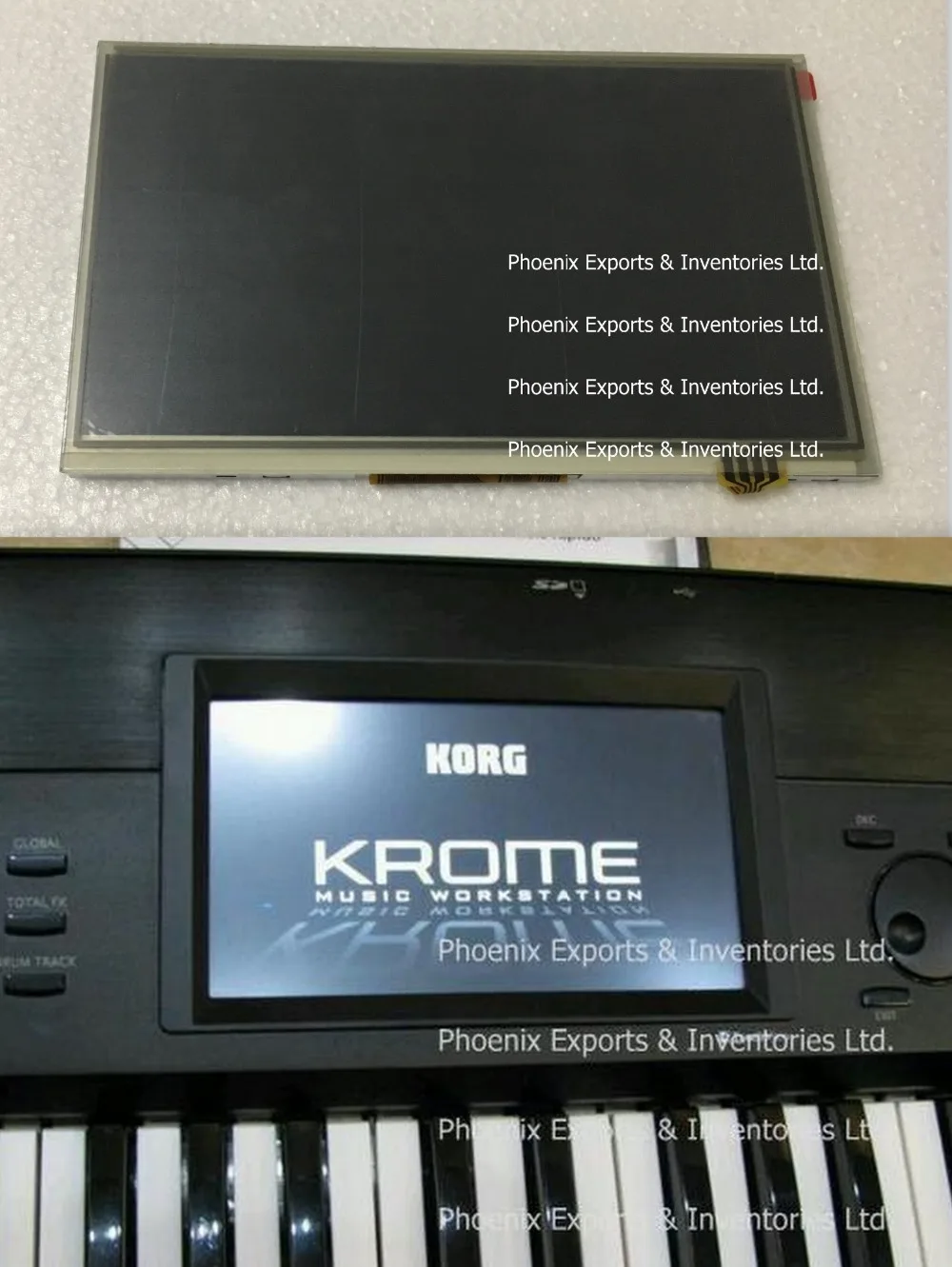 

Original KORG Display with Touch Screen Digitizer for Korg KROME LCD Screen Display Touch Panel