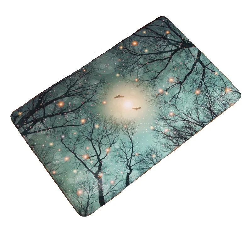 CAMMITEVER Луна и ветви ночной 3D печать ковер коврик для прихожей Противоскользящий коврик для ванной комнаты впитывающий воду кухонный коврик/коврик