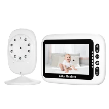 

4.3 Inches Color LCD Wireless Video Baby Sleeping Monitor with 8 Lullabies & Cycle Infrared Night Vision Temperature Monitoring