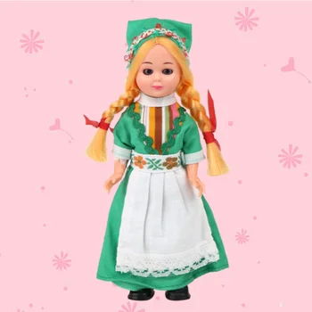 

Children's Gift Dolls 5.5inch Mini Doll Ireland Ethnic Woman Colorful Clothes Baby Ethnic Dolls Kid Toys for Girls/Boys 1001-001
