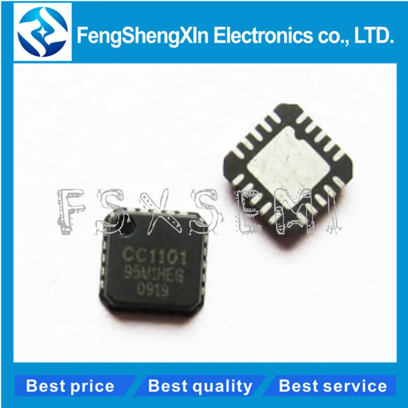 5pcs/lot CC1101 CC1101RTKR QFN20 Rf transceiver radio frequency chips