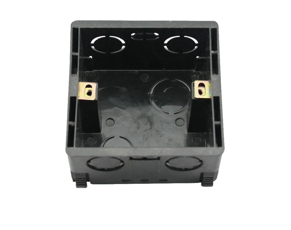Тип 86 темная установка настенного выключателя розетка коробка общая Нижняя коробка высокопрочная проводка коробка 86-01
