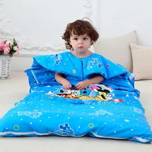 Animal Baby Sleeping Bag For Children , 150x155cm Fall And Winter Keep Warm Prevention Kicking Quilt Cotton Sleepsacks