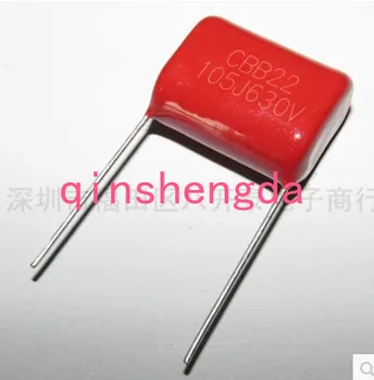 

200 PCS/lot CBB capacitor 630V105 P=20mm CBB22 105J 630V 1UF