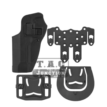 

Tactical CQC Serpa Quick Left Hand Paddle Belt Loop Pistol Gun Holster w/ STRIKE MOLLE Platform for Beretta 92 96 M9 M92