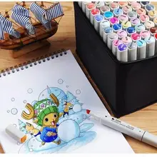 STA маркерных ручек для эскиза спиртовой фломастер Краски художественный маркер для эскизов 30 40 60 80 168 шт./компл. Цвет