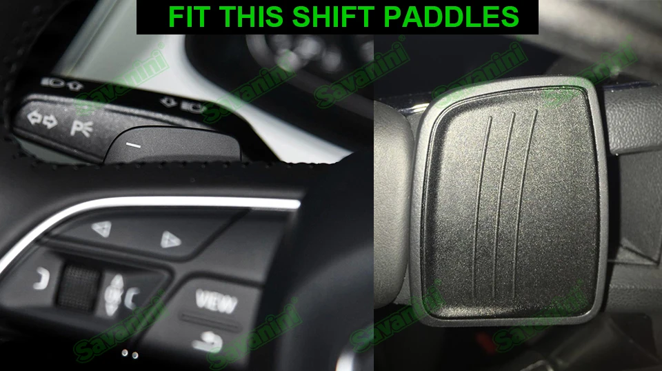 Savanini алюминиевый руль DSG Shift Paddle Shifter расширение для Audi new TT(), TTS(), Q7() A4 B9 A5 sportback