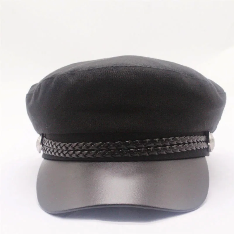Модная черная Высококачественная Кепка Newsboy s для женщин на весну, осень, зиму, хлопковая кепка, зимняя женская черная кепка, берет