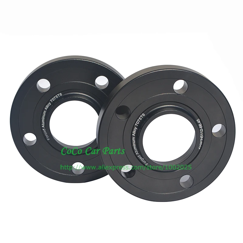 2 шт./лот 20 мм PCD 5x112-66.45 кованый сплав Автомобильная Ступица колеса распорка для Audi