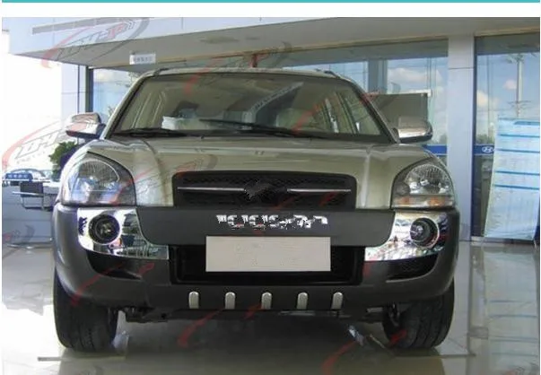 

High quality plastic ABS Chrome Front+Rear bumper cover trim fit for 2006-2012 Hyundai Tucson Car styling