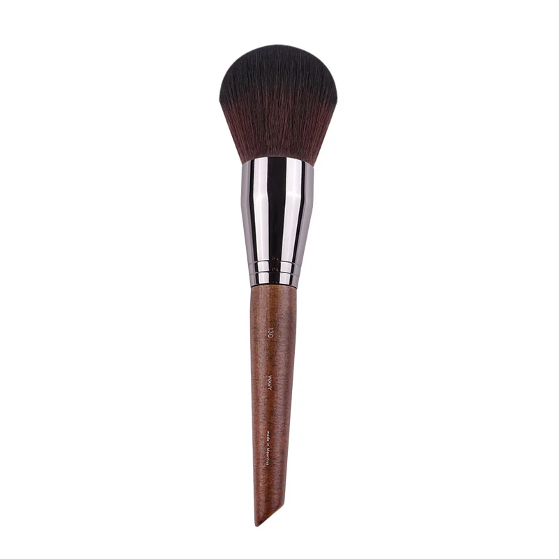 Pro Big Powder Brush 130 Wood Handle Synthetic Hair Large Dense