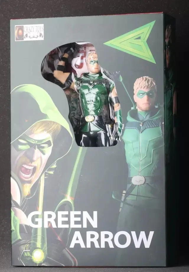 New Hot Figurine DC Comic Justice League Super Hero Green Arrow Oliver Queen Crazy Toys Action Figu