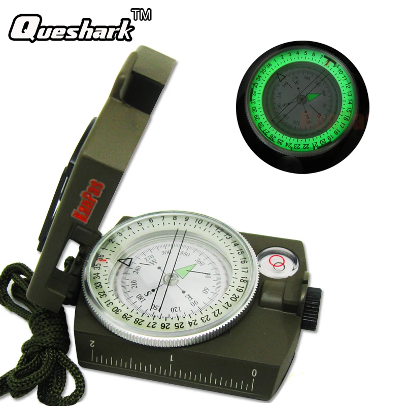 Портативный военный армейский компас Lensatic призматический Многофункциональный