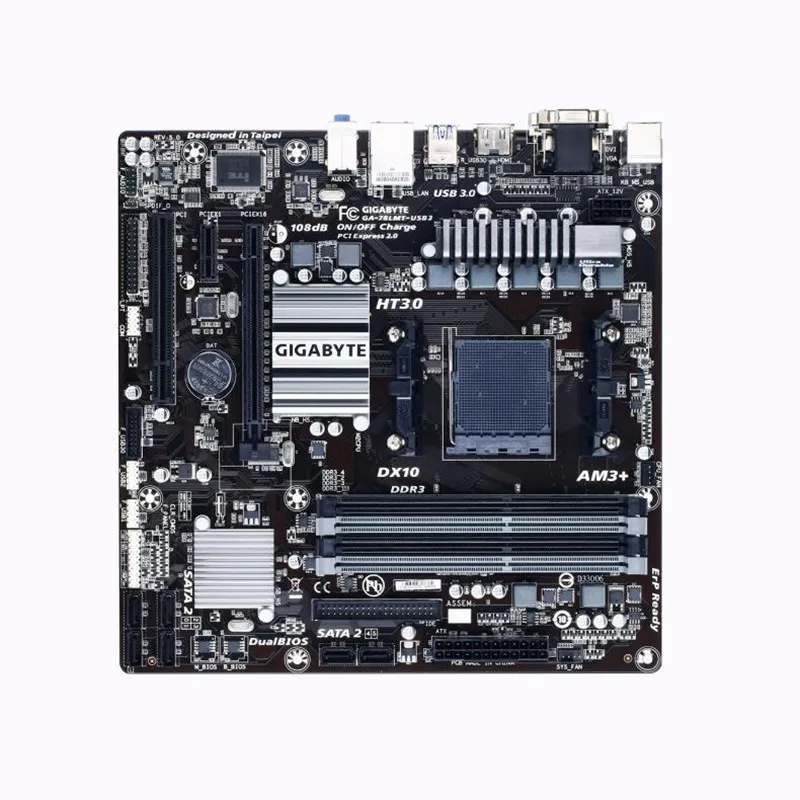 Б/у AM3 + материнская плата для Gigabyte DDR3 до 32 Гб USB3.0 SATA3.0 Micro ATX|micro atx|motherboard am3am3 motherboard |