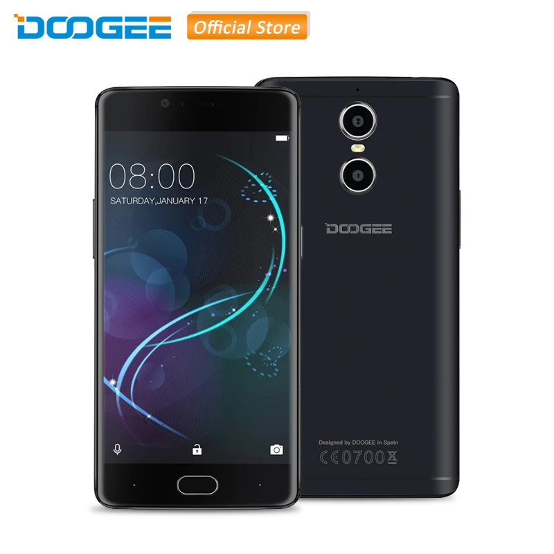 DOOGEE SHOOT 1 RAM 2 ГБ ROM 16 5.5 дюймов FHD Android 6.0 MTK6737T Quad Core 4G LTE Смартфон 3 Камеры 13.0MP + 8MP