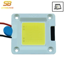 

COB LEVOU Chip 5 W10W 20 W 30 W 50 W 220 V entrada Inteligente IC Driver Fit Para DIY LEVOU Holofotes Holofote Frio/Quente branc