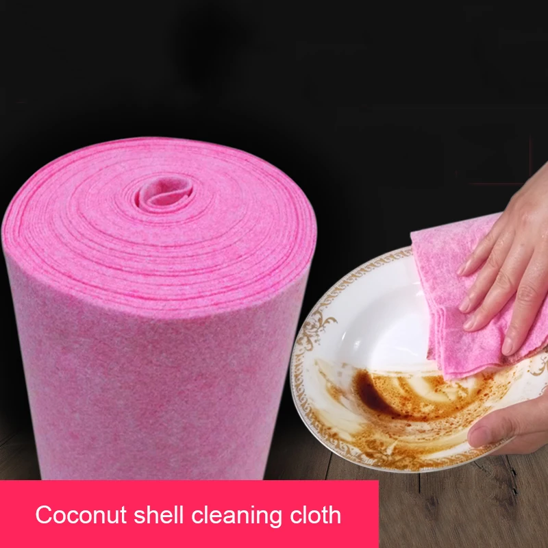 

GIEMZA Coconut Shell Cleaning Cloth Natural Material Kitchen Cleaning Cloth Easy To Clean Thickening and Lint-free Cleaning