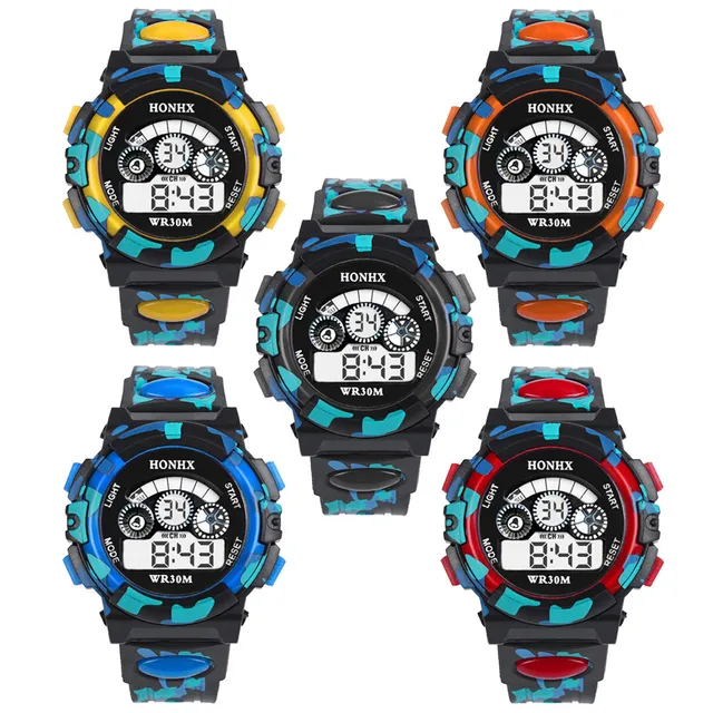 2018 Hot Outdoor Multifunction Waterproof kid Child/Boy's Sports Electronic Watc 2018 Hot Outdoor Multifunction Waterproof kid Child/Boy's Sports Electronic Watc