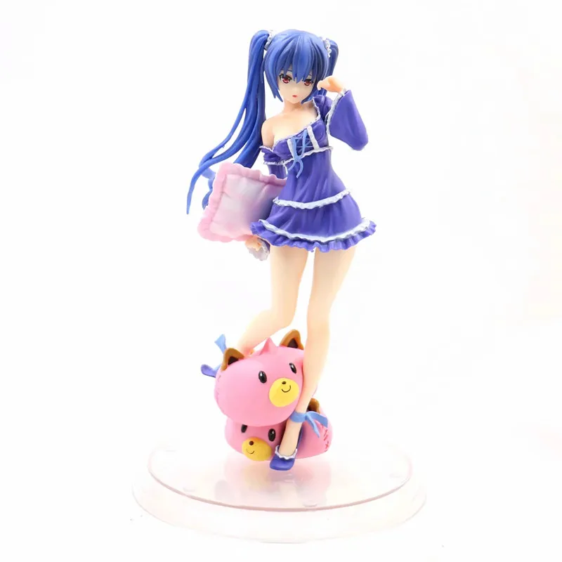 

Anime Hyperdimension Neptunia Lastation Noire Pajamas Pillow Ver PVC Action Figure Collectible Model doll toy 23cm