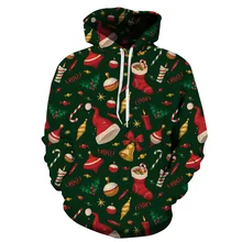 Women/Men Sport Hoodies Christmas Gift 3D Print Sweatshirts Sportwear Loose Hoody Tops Running Pullover Cycling Hooded Sweaters