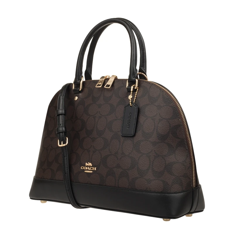 Подлинная оригинальная и фирменная Новинка COACH Sierra Фирменная купольная сумка женская сумка кошелек сумка F27584