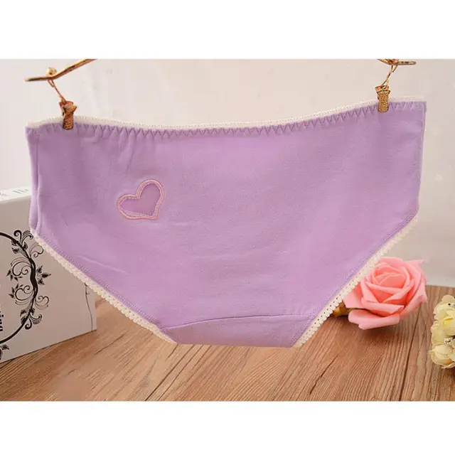 Buy Ladies Cute Heart Shaped Panties Lovely Sexy