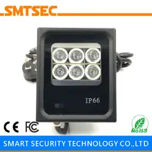 SMTSEC SI-B6IR 6 шт. светодиодный 30 м расстояние ИК инфракрасный осветитель 15-90 градусов дополнительная световая лампа для ip-камеры безопасности