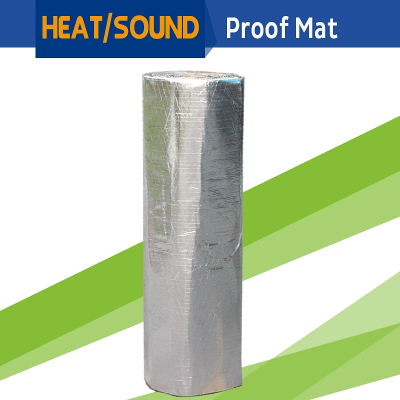 1 Roll 8sqm 800CM x 100CM Car Heat Sound Shield Insulation Proof Mat Pad Deadener Deadening