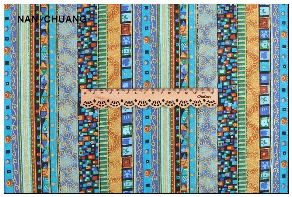 Nanchuang в этническом стиле, хлопковая льняная ткань с принтом для декоративного постельного белья, дивана, платья, подушки, сумки, скатерть, занавески, материал