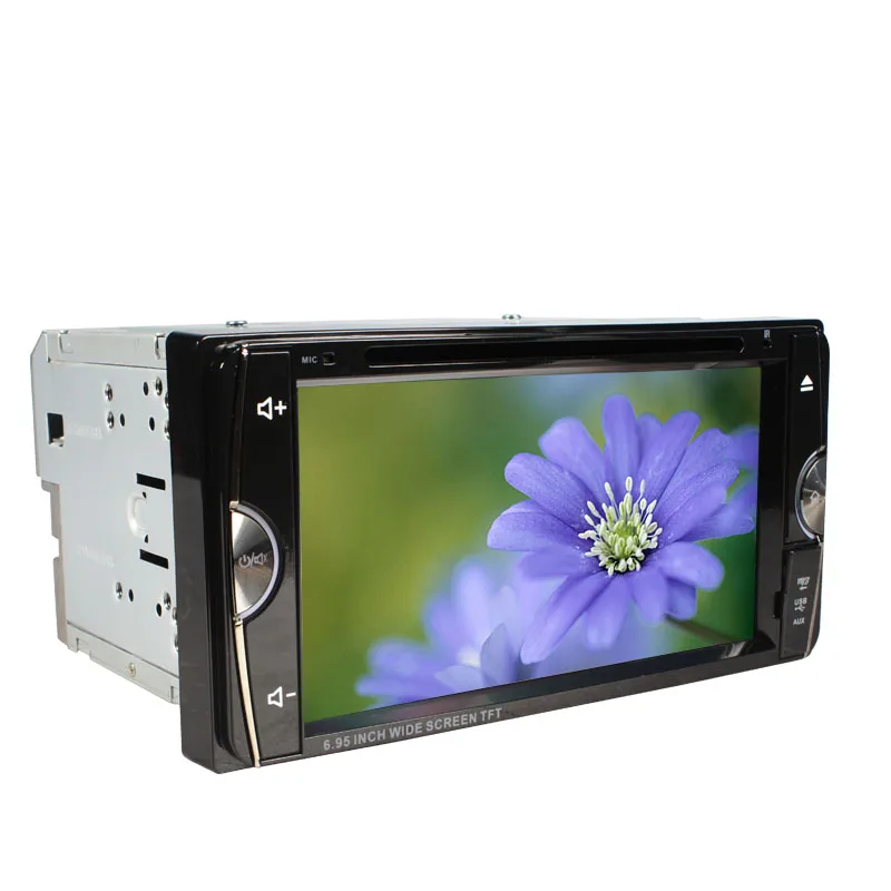 

6.9 inch two din Universal touch screen Panel DVD Player with Screen VCD/MP3/SD/USB/FM/BT Transmitter SH6984DVD