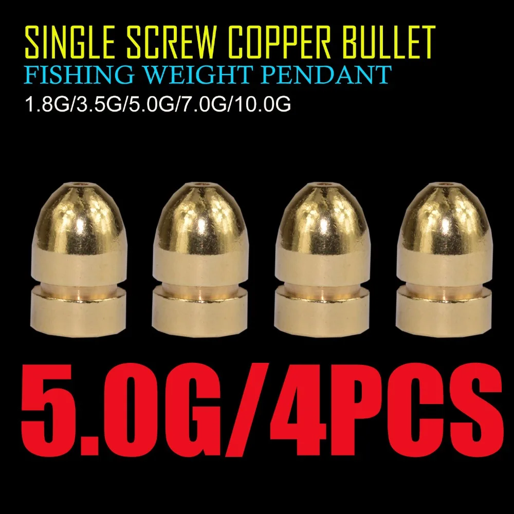 Buy Copper Bullet Fishing Weight 1.8g/3.5g/5g/7g/10g