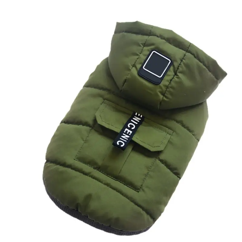 

Warm Dog Clothes Cotton Puppy Winter Coat Jacket with Hat Warm Hoodies for Dachshund Chihuahua Dog Outfit Supplies