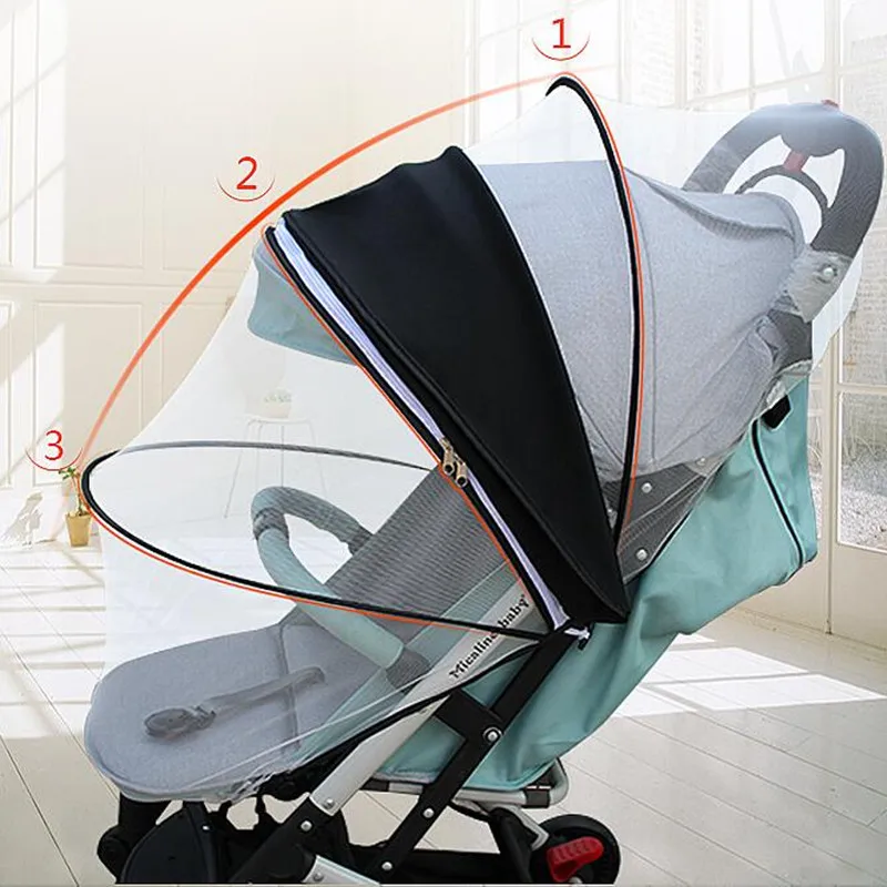 baby stroller handle cover Unversal Baby Stroller Sun Shade Mosquito Net Bug Nets Sun Visor Canopy Cover Hood Pushchair Pram Yoya Yoyo Accessories Babyzen Baby Strollers best of sale
