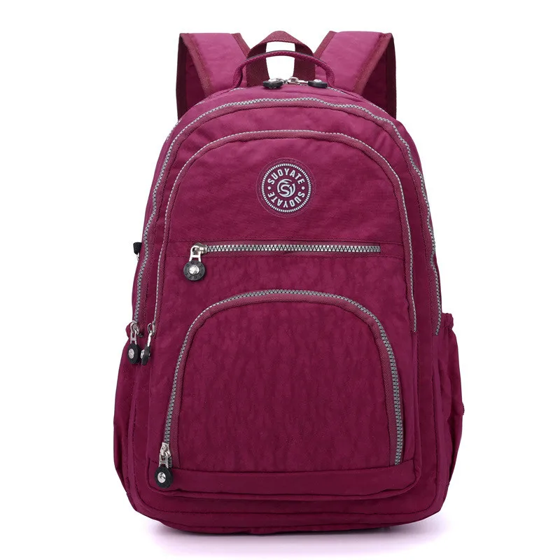 Школьный рюкзак для девочек-подростков Mochila Feminina Kipled, женские рюкзаки, нейлоновый водонепроницаемый повседневный рюкзак для ноутбука, женский рюкзак - Цвет: 06