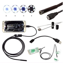 Bakeey эндоскоп Инспекция Водонепроницаемая камера 5,5 мм цифровой 5 м USB для телефона Android с usb-кабелем адаптер