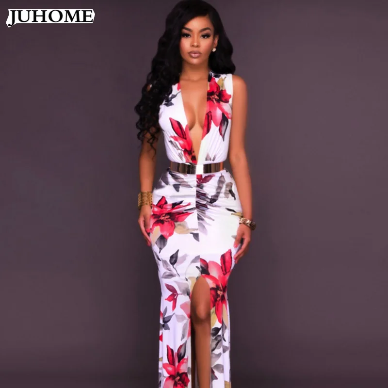 

plus size women clothing 2018 long bandage celebrity party maxi dresses printing tunic sexy robe pencil Floor Length wrap dress