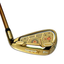 Kaidida G3 сталь золотого цвета головы 7 железные клюшки для гольфа графитный вал в виде буквы «R» Flex натуральные резиновые накладки железная клюшка для мужчин и женщин