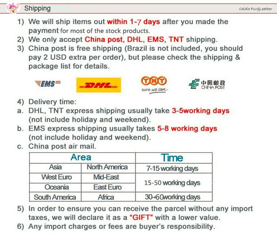 Shipping
