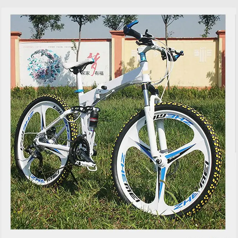Flash Deal Kalosse Six spokes  Moutain  bicycle brand  26*2.125  DIY colors  bicycle foldable   21/24/27/30 speed   mountain bike man 9