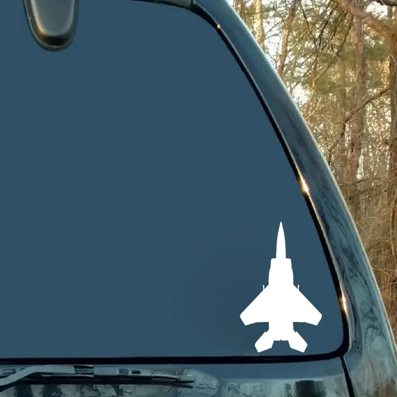 QYPF 15 8 см * 9 изысканный jerce F15 Jet Airplane Fighter полупрозрачный стикер для автомобиля