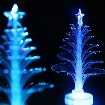 

Christmas Tree Night light Romantic Gift Colorful Fiber Optic Christmas Creative Colorful Flash Hot Wholesale Drop ship