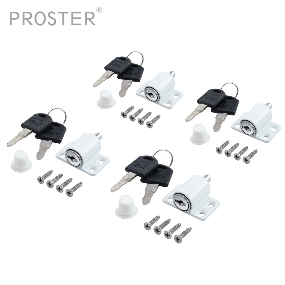 4 шт. раздвижное окно патио винт дверной замок ключ пуш ап ребенка Безопасность