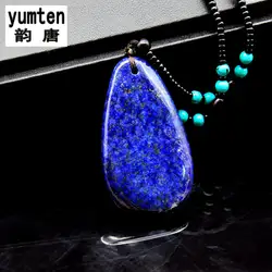 Yumten натуральный камень кулон ожерелье Женщины Мужчины ювелирные изделия драгоценный камень индийские ювелирные изделия личность