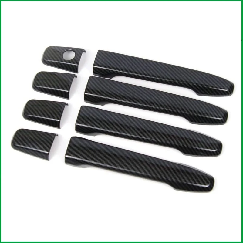 Для Mitsubishi Lancer Sedan EX EVO 2009 2010 2011 2012 2013 2014 2015 ABS углеродная печать дверная ручка Чаша