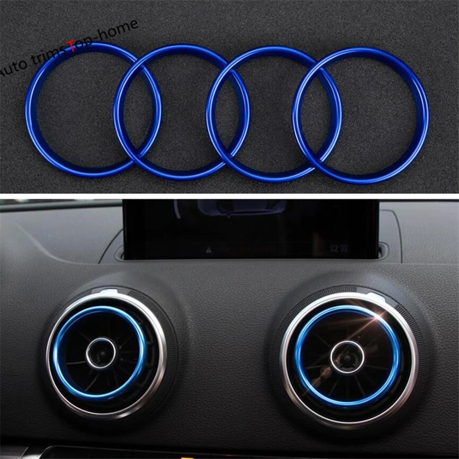 

Yimaautotrims Air Conditioning AC Outlet Vent Cover Trim For Audi Q2 2017 - 2021 / A3 2014 - 2018 / S3 2014 - 2018 Interior Kit