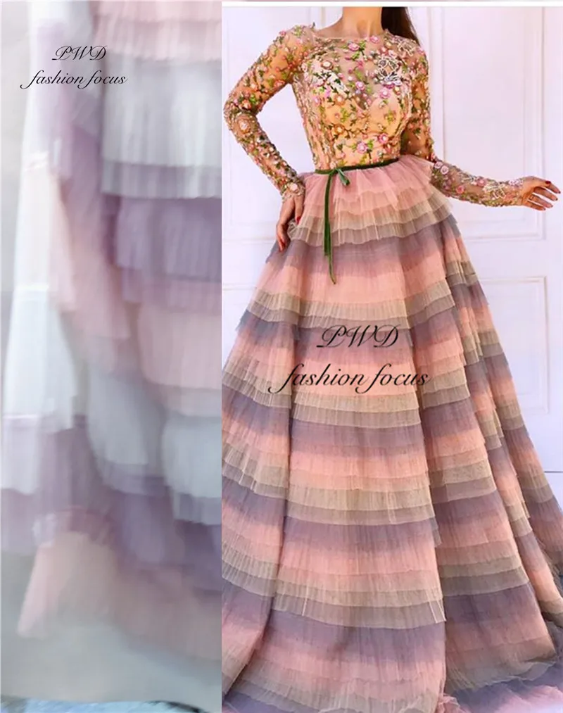 

10 layers of chiffon lace pleated lace trim fabric accessories wave 3d ruffle fabric for patchwork
