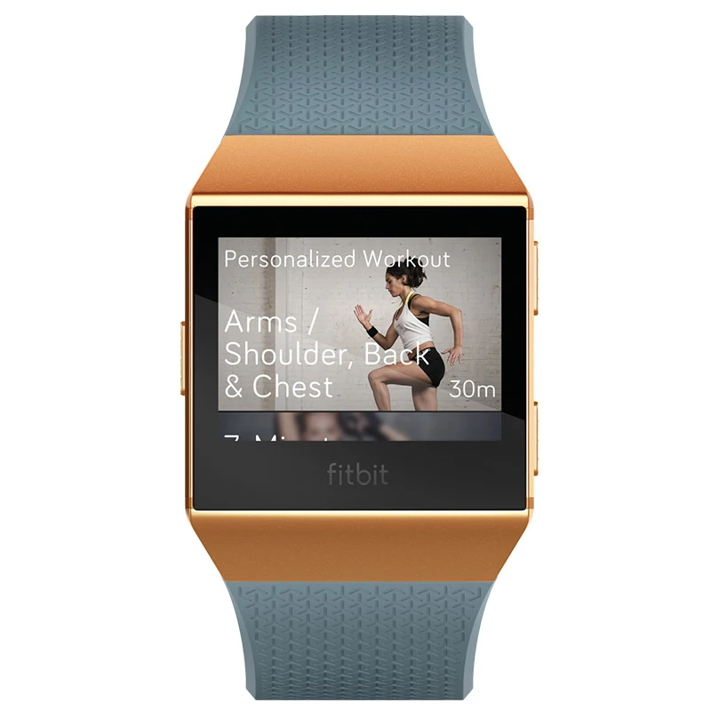 Fitbit ionic Смарт часы gps Bluetooth Спорт пульсометр плавает SmartTrack носимая Электроника
