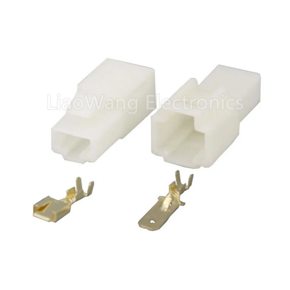 5 комплектов 6 3 серии все новые 1 Pin/Way DJ7011 6.3 ABS пластиковые разъемы для