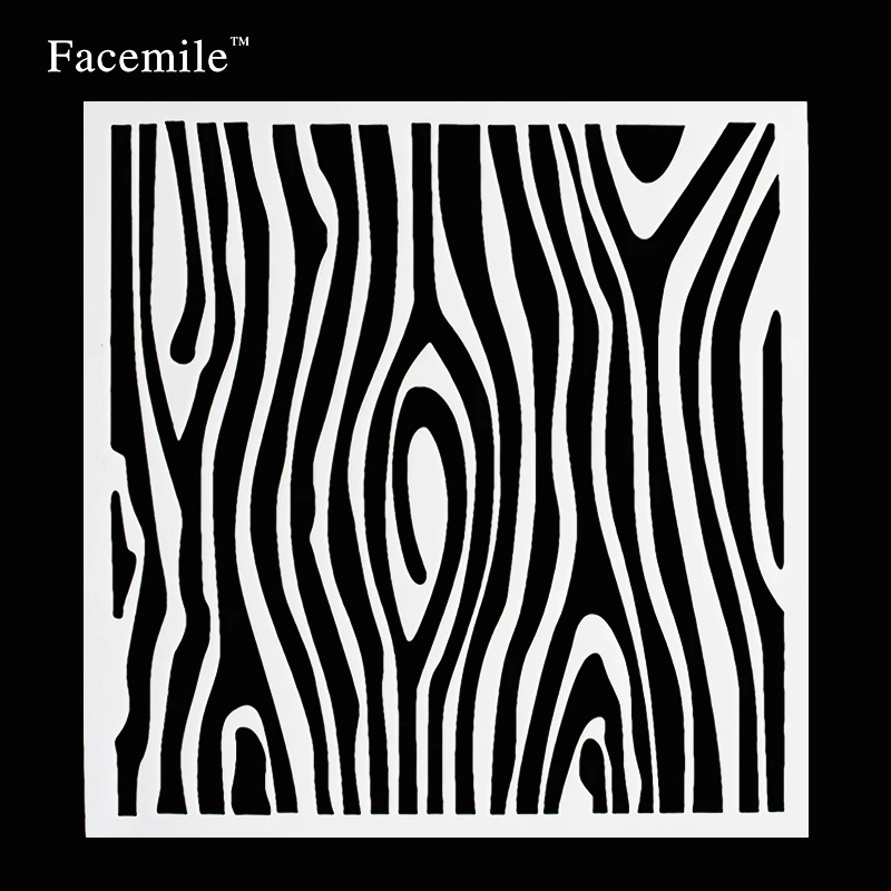 

Facemile Pattern Branche Stencil Mold Gift Cookie Embossing Cutter Fondant Decorating Stencil Cupcake Template Baking Mold